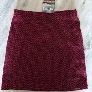 Icebreaker Skirt Mini Women’s Size Small S Mountain Dash Red Wool
